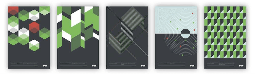 A collection of Duo posters